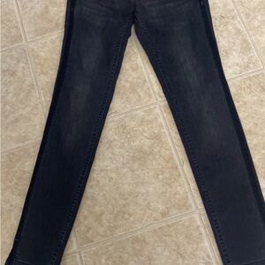 New Grace Size 27 Junior Women Black Ankle Stretchy Jeans Inseam 28.5